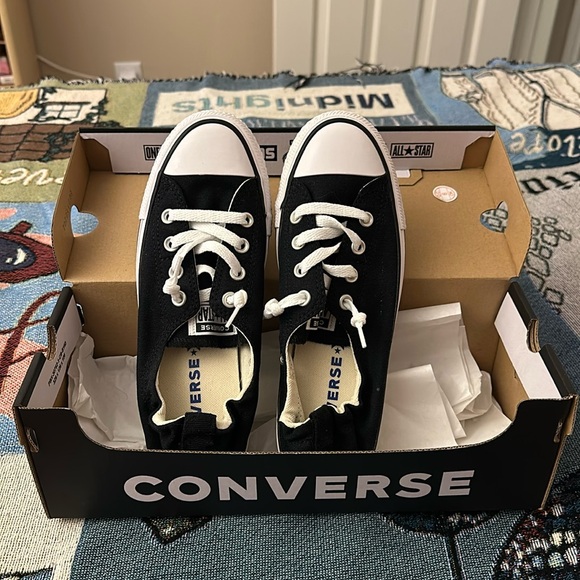 Converse Shoes - CONVERSE WOMENS US 9 CT SHORELINE SLIP, BLACK, BRAND NEW IN BOX